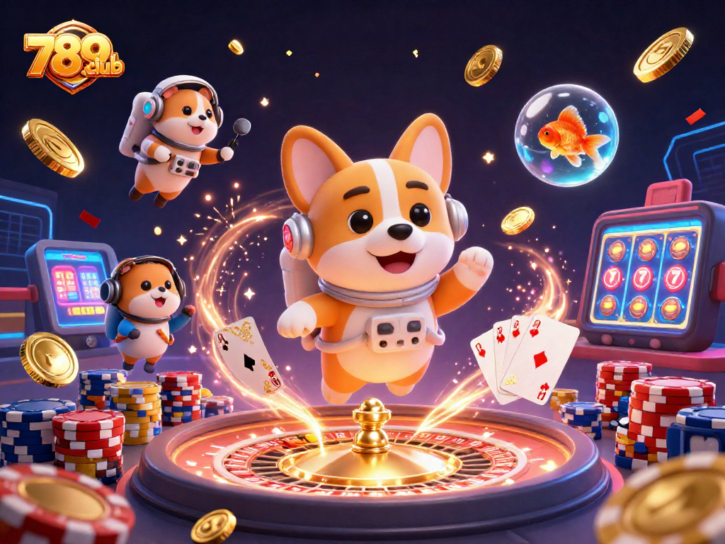 Experience exciting games at 789club featuring space-themed casino adventures with unique characters.