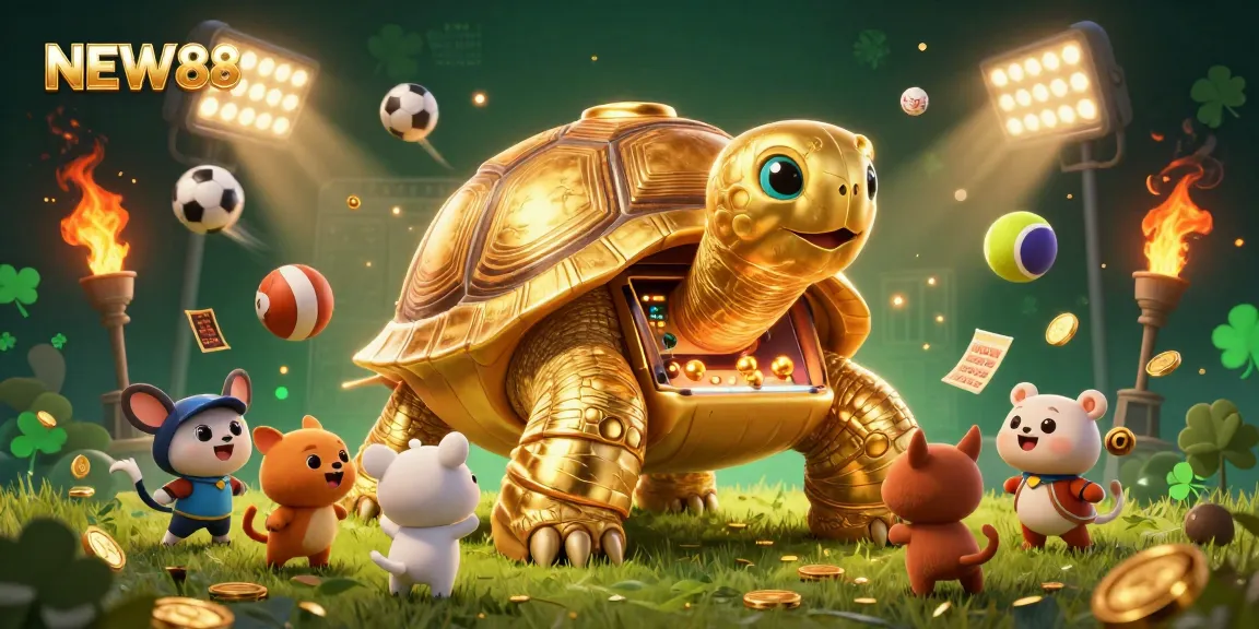 Engage with the NEW88 site for an exciting spin in the colossal golden pinball casino scene.