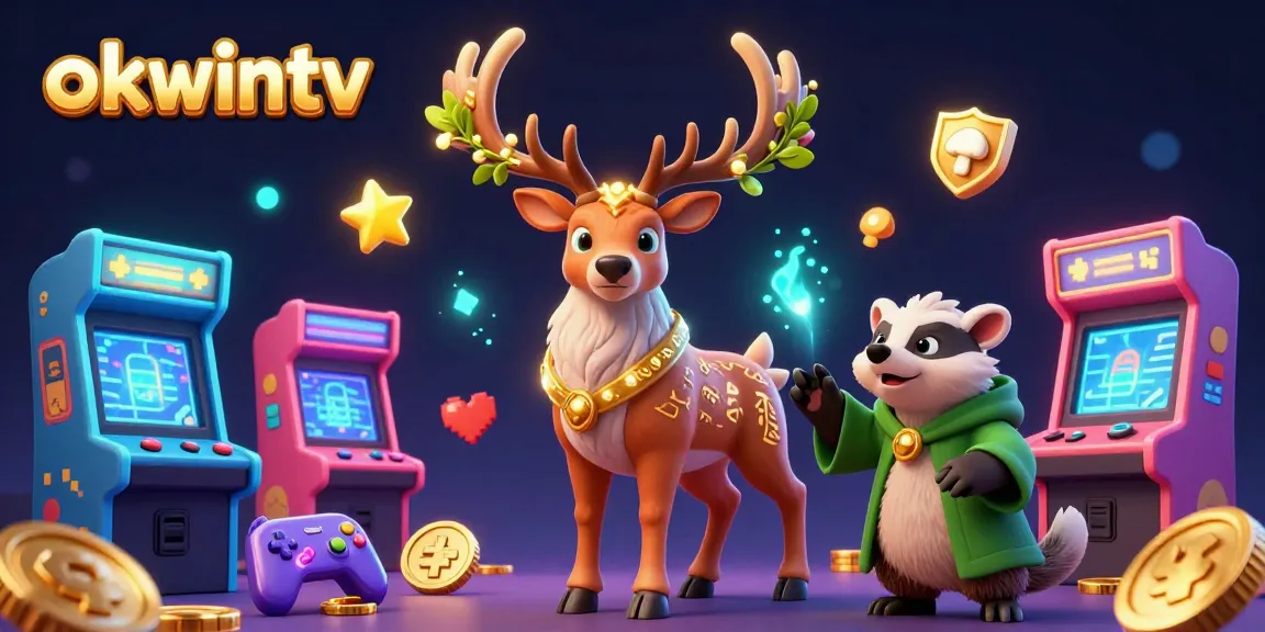 Experience thrilling gaming at ukwintv with a vibrant 3D illustration showing casino game elements.
