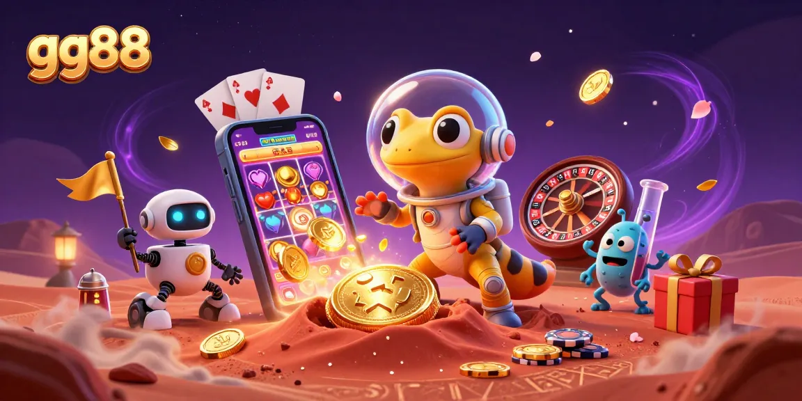 Engage with the exciting gg88 Martian casino adventure featuring vibrant slot games and dynamic characters.