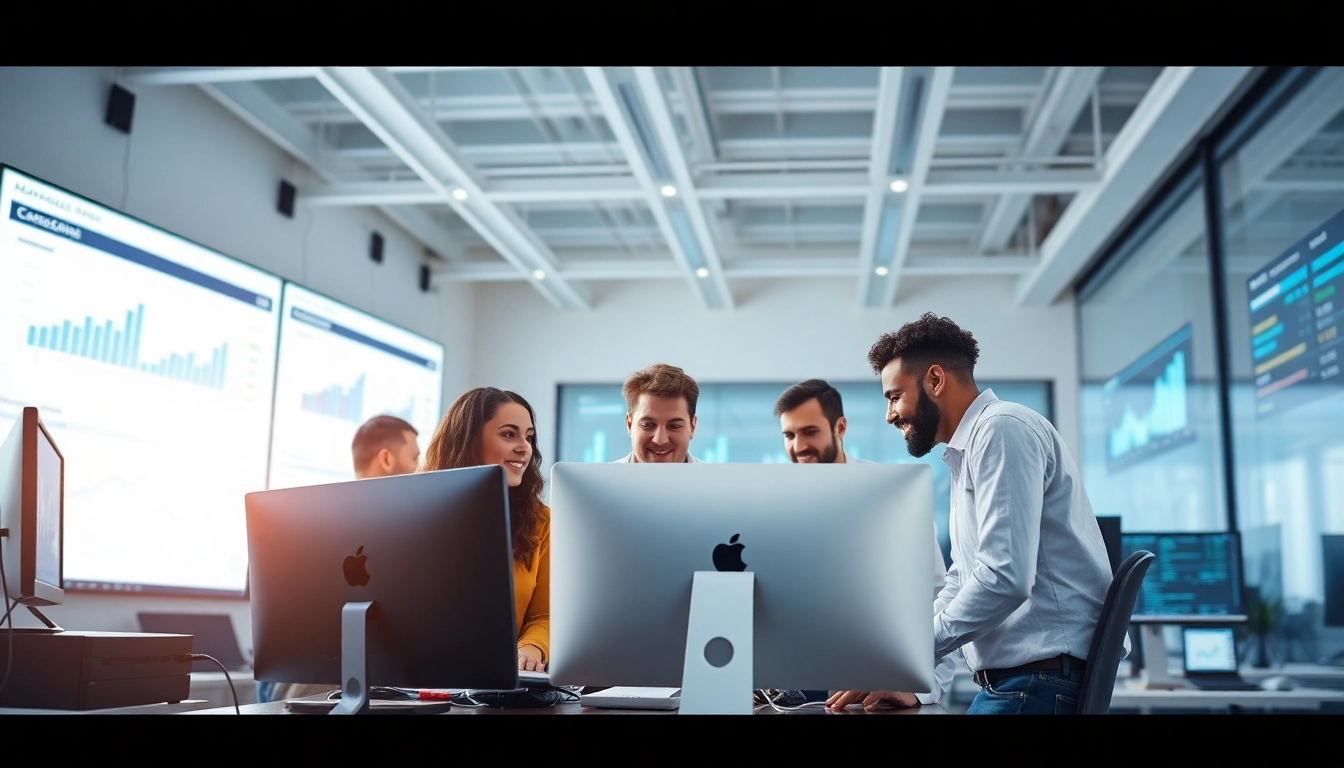 Find trusted msp companies near me providing IT managed services in a modern office environment.