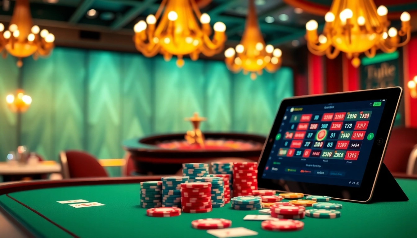 Experience thrilling poker bouts at https://89bet.green/ with vibrant chips and a classy casino atmosphere.