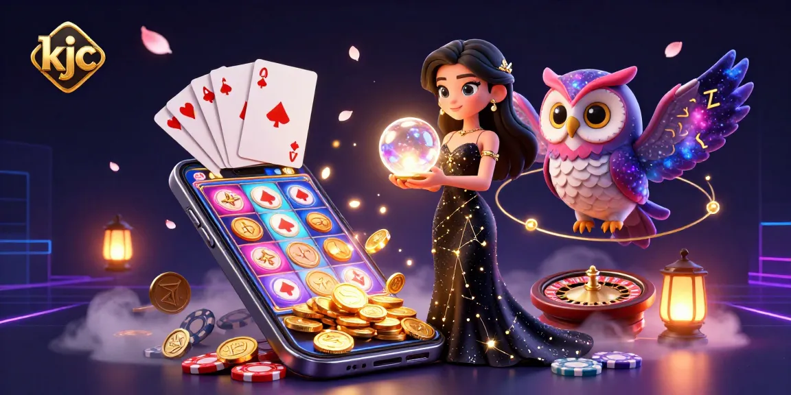 Engage in thrilling gameplay at KJC with a stunning illustration of excitement and winning potential.
