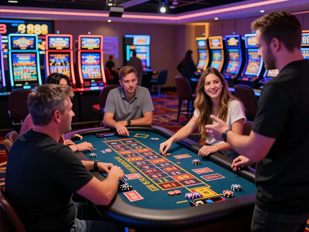 Players engaging in vibrant roulette action at 888new casino, showcasing an exciting atmosphere.