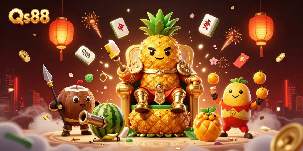 Experience the excitement of Qs88 with vibrant characters and dynamic casino elements illustrating gaming fun.