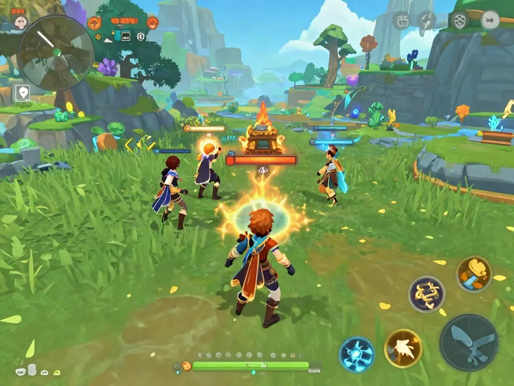 A gamer immersed in rokok88 discovering hidden quests and leveling up in a vibrant RPG.