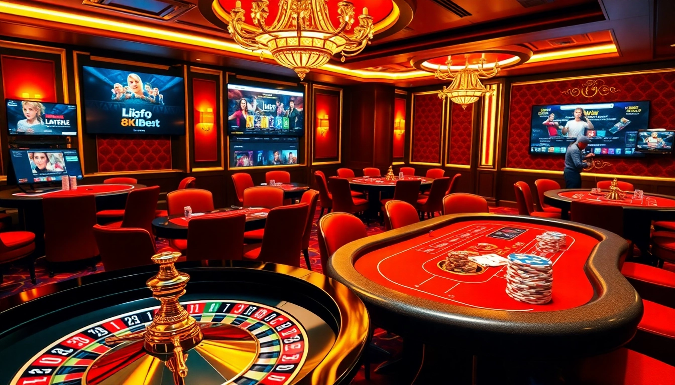 Betting on an exciting casino game experience at https://8kbet3.com/ with vibrant tables and action.