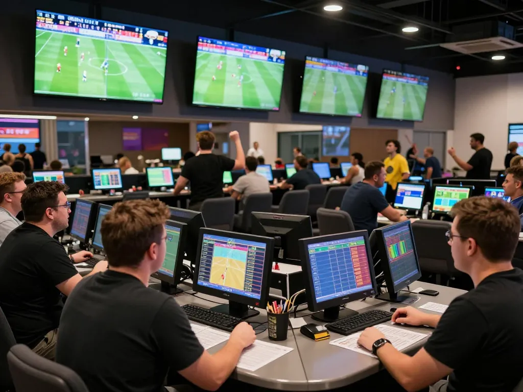 xem bóng đá trực tiếp as fans engage in sports betting at a dynamic sportsbook