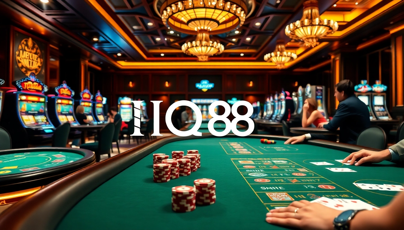 Experience the thrill of iq88 with engaging live dealer games and vibrant casino visuals.