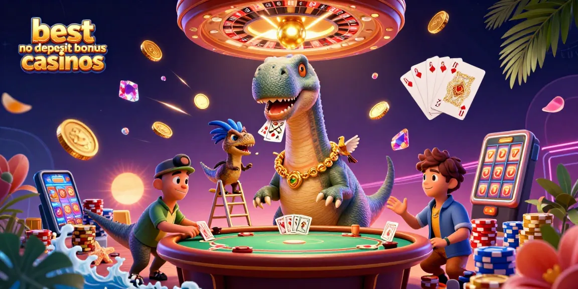 Engage with the best no deposit bonus casinos featuring dynamic 3D casino characters and elements.