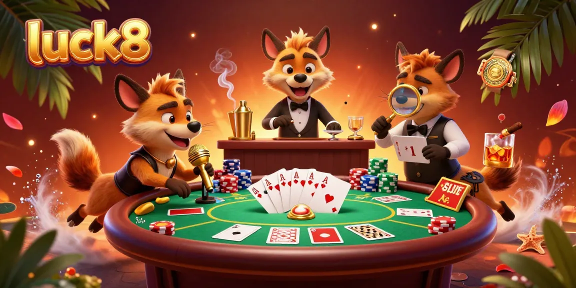 Join the lively luck8 hyena comedy club featuring gambling excitement and colorful casino elements.