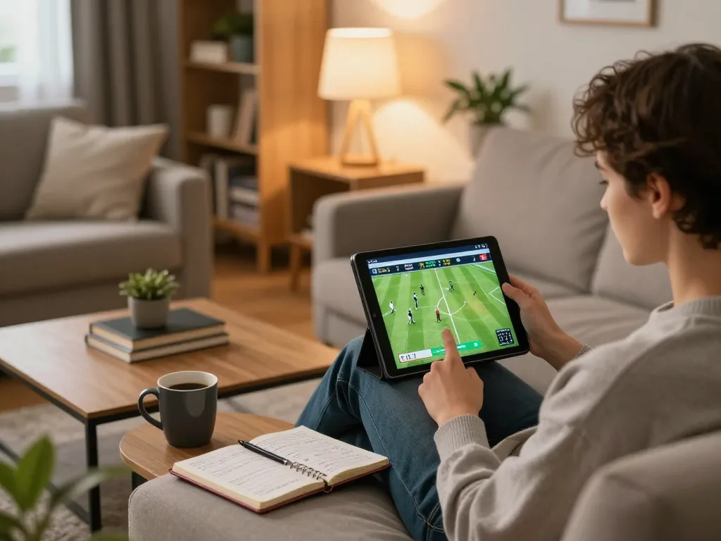 Experience xem trực tiếp bóng đá seamlessly on your tablet with relaxing home entertainment.