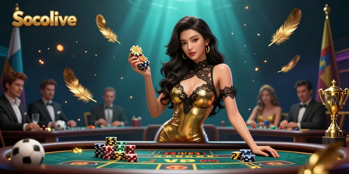 Socolive provides an engaging betting experience, showcasing high-value chips and thrilling sports moments.
