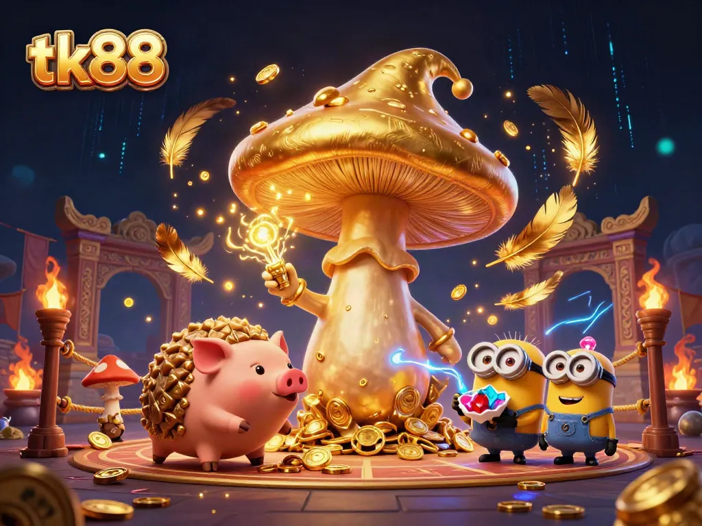 Experience tk88 magic with wizards, treasure, and a gambling adventure.