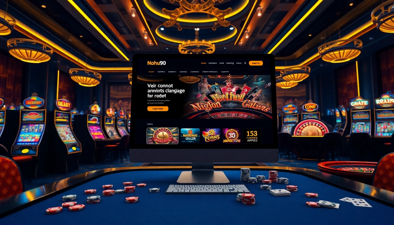 Experience the luxury of online gambling at trang chủ nohu90 with vibrant casino games and promotions.