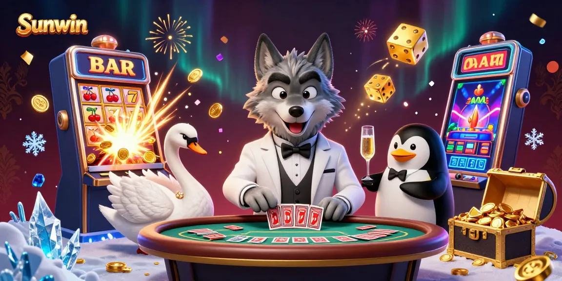 Play exciting games with Sunwin at a vibrant casino environment filled with action.