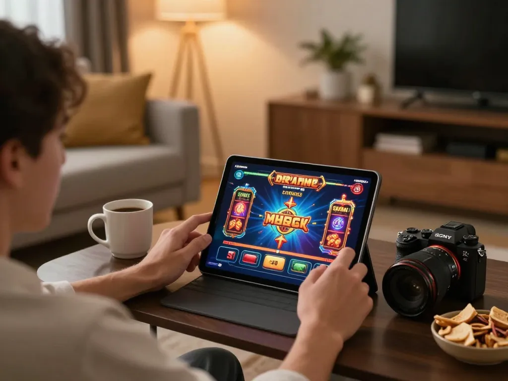 Experience thrilling online gambling at XX88 TODAY with a cozy gaming setup showcasing strategic play.