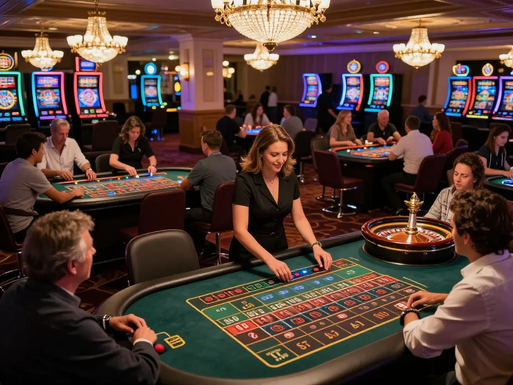 Players engaging in thrilling roulette games at ALO8 casino, showcasing lively betting action and vibrant atmosphere.