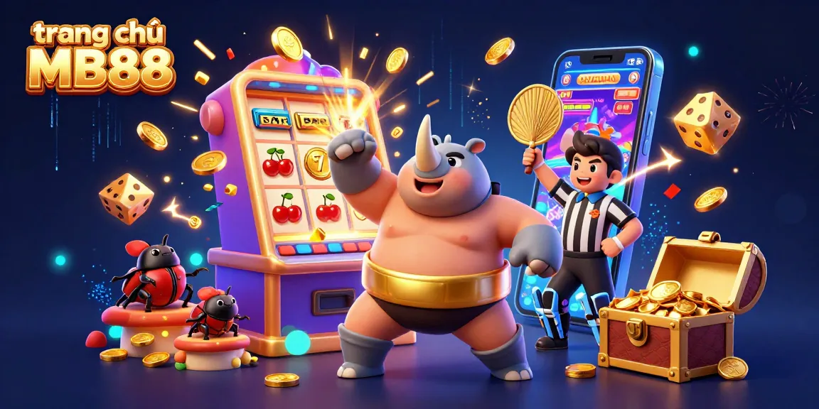 Experience the thrilling action at trang chủ MB88 with vibrant 3D casino champions and jackpot elements.