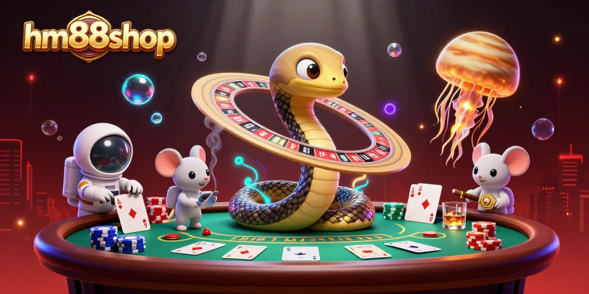 Experience the thrilling space of hm88shop as astronauts bet on a cosmic roulette!