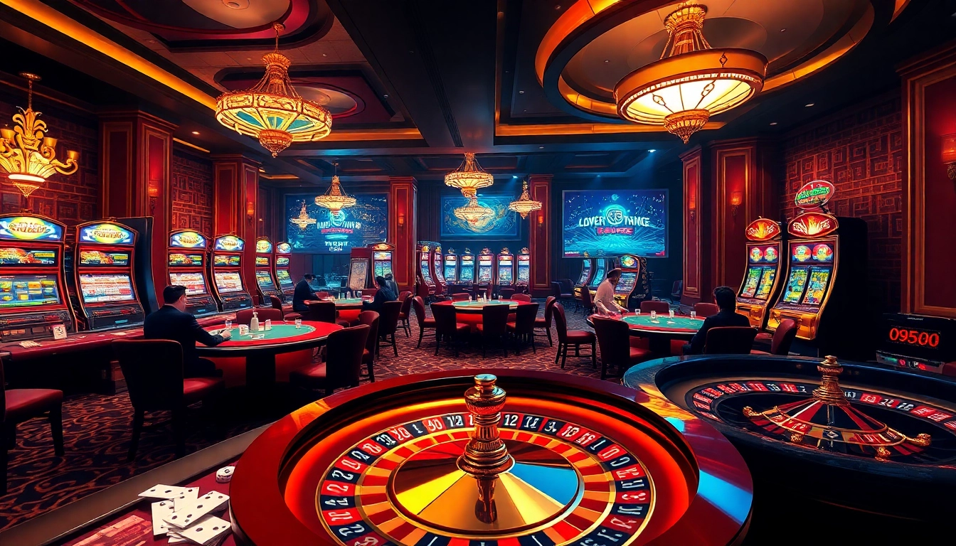 Experience thrilling high-stakes poker and excitement at 98win casino, showcasing luxury gaming.
