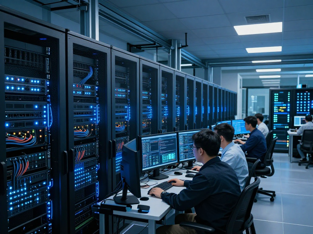 rokok88 high-performance server infrastructure in a cutting-edge data center for reliable connectivity
