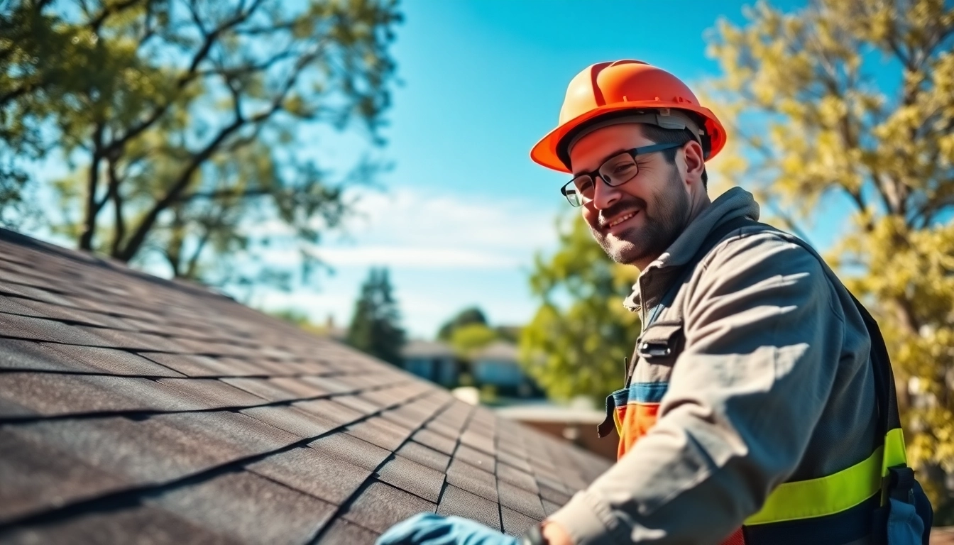 Expert roofing contractor Pleasanton inspecting a residential roof for quality assurance.