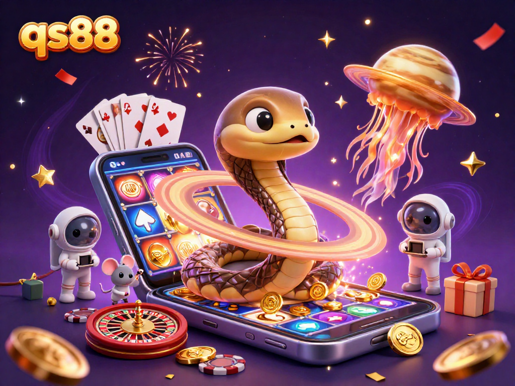 Engage in thrilling bets at qs88 with cosmic dealers and exciting game action.