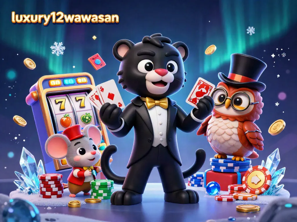 luxury12wawasan menghadirkan panther, burung hantu, dan tikus keberuntungan dalam permainan slot yang mendebarkan.