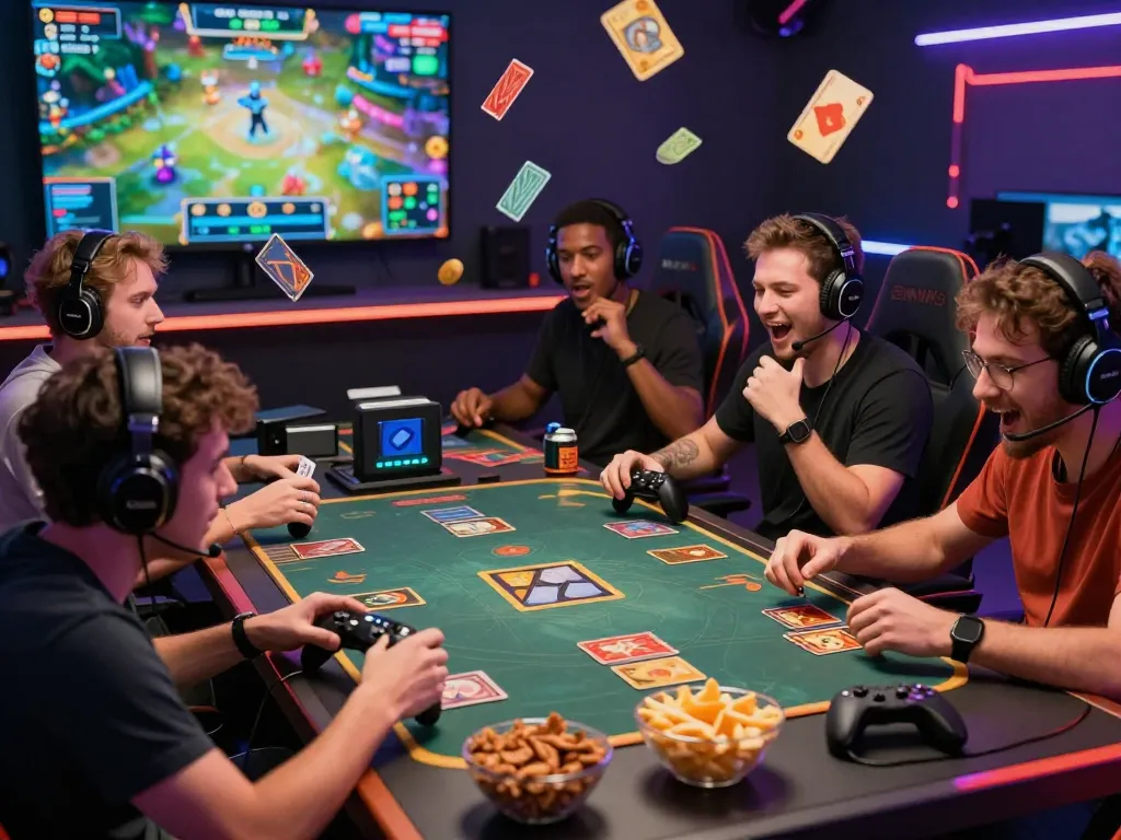 An exciting online gaming moment showcasing players enjoying rik vip card games with vibrant visuals and digital elements.