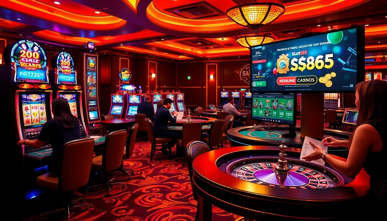 Experience the thrill of Slot365 with vibrant online casino gaming action.