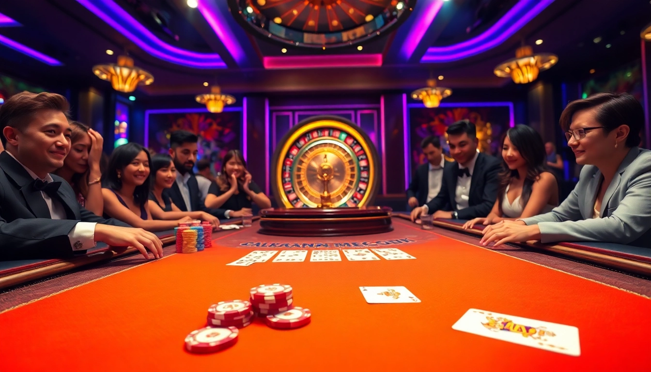 Experience luxury and excitement at the casino with https://68vip.video/ as players engage in blackjack.