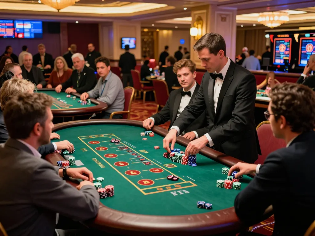 Exciting live casino games at https://bong99.pro/ with players engaged at beautifully designed tables.