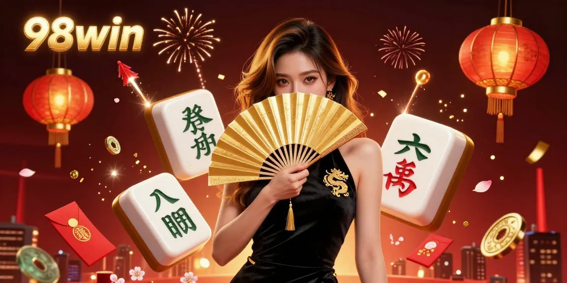 Experience thrilling moments at 98win with a captivating scene filled with casino elements and vibrant energy.