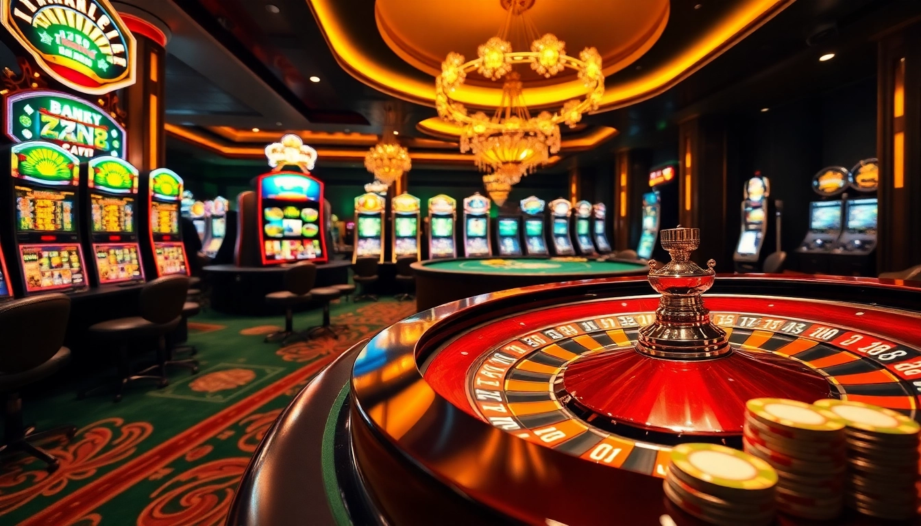 Kèo bóng đá betting strategies illustrated in a vibrant casino scene with roulette and poker tables.