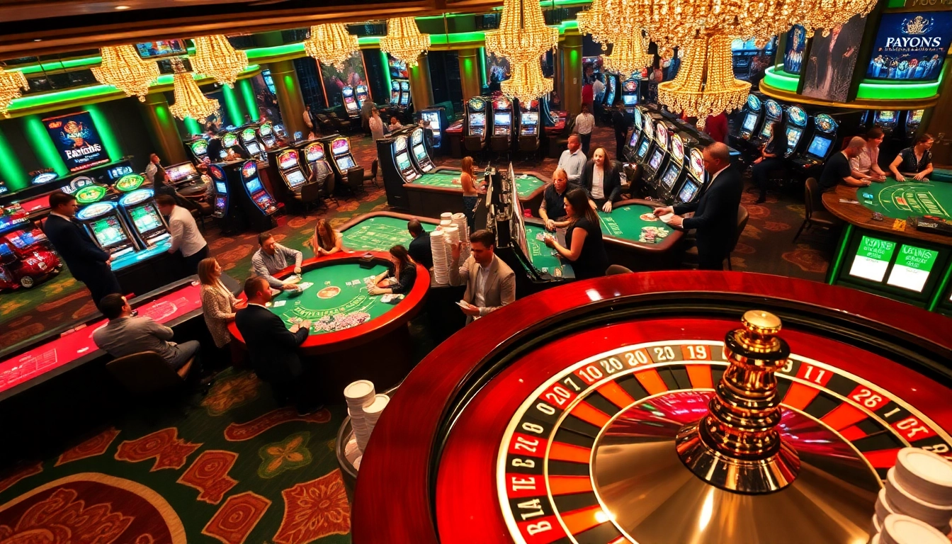 Players engaging in vibrant casino action at 33win, showcasing excitement and high stakes.