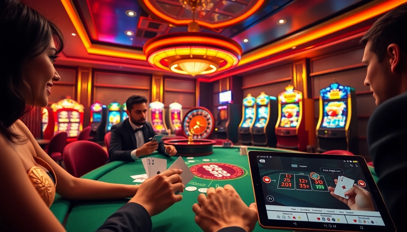 Experience the thrill of gambling at K9K9.ru.com with vibrant casino tables and exciting slot machines.