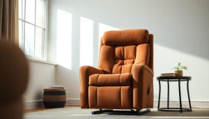 Relax in lift chairs with heat and massage for soothing comfort and stylish design.