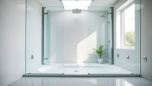Genießen Sie die elegante sonni Duschkabine in einem modernen Badezimmer.