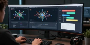 AI tool enhancing communication efficiency on WhatsApp网页 platform, showcasing automation and machine learning.